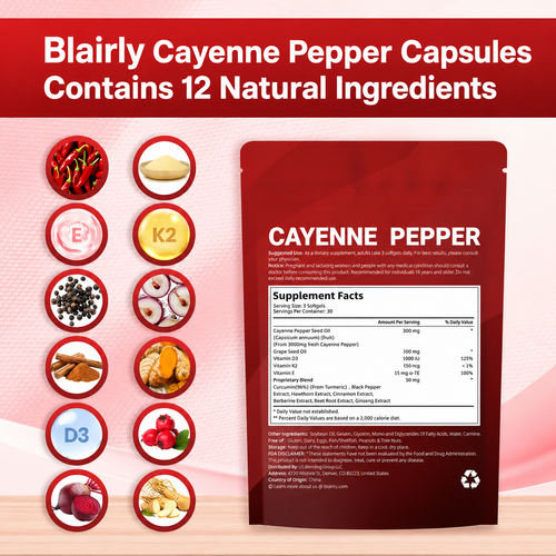 Cayenne Pepper Softgels Supplement