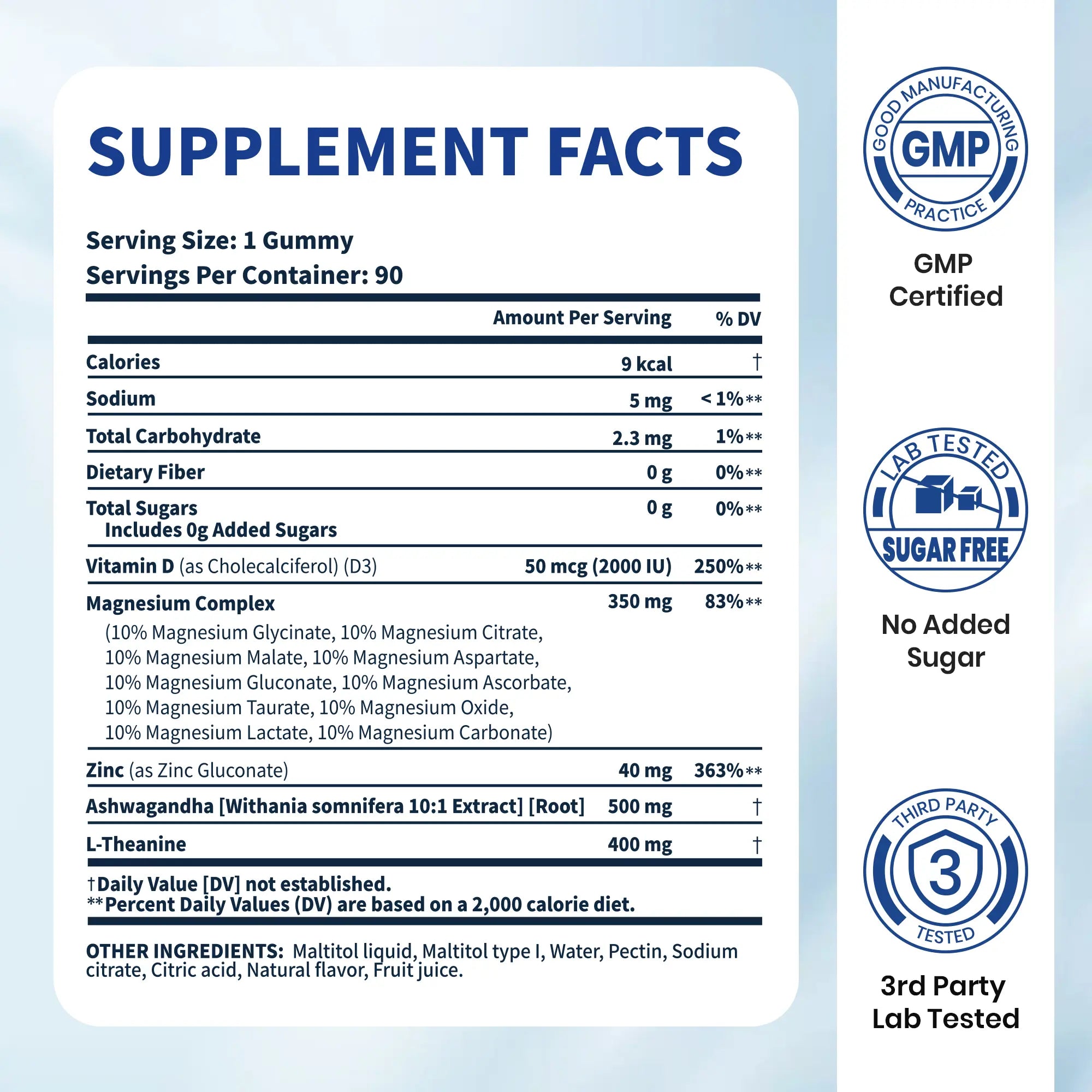 Blairly Magnesium Complex 14-in-1 Gummies