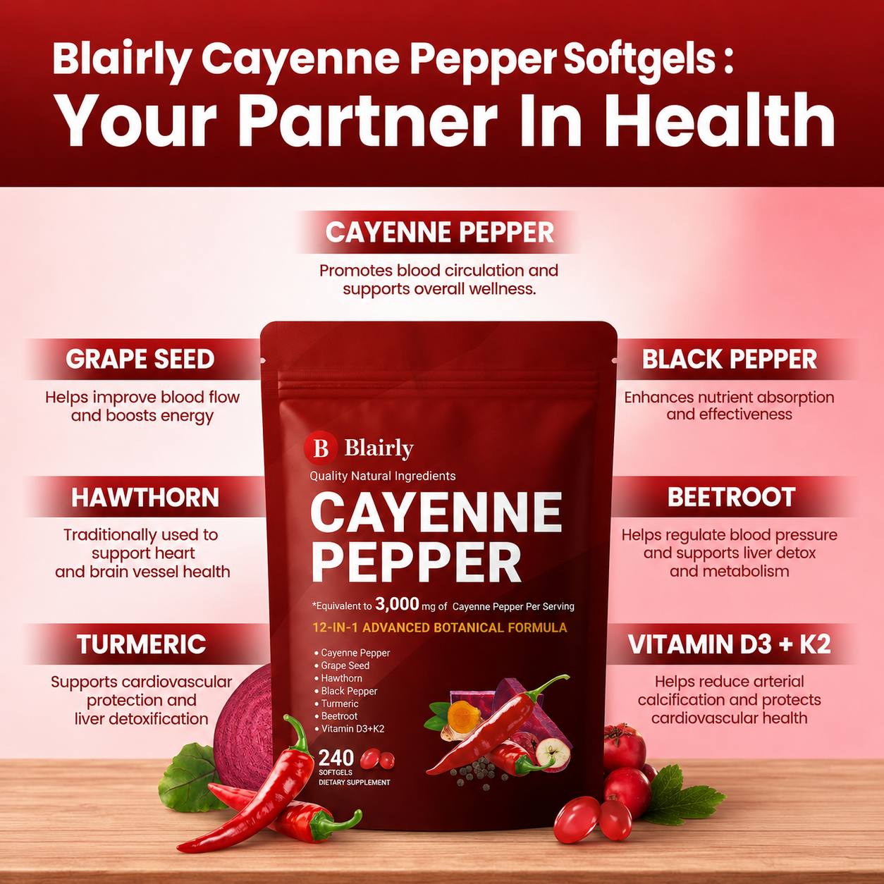 Cayenne Pepper Softgels Supplement