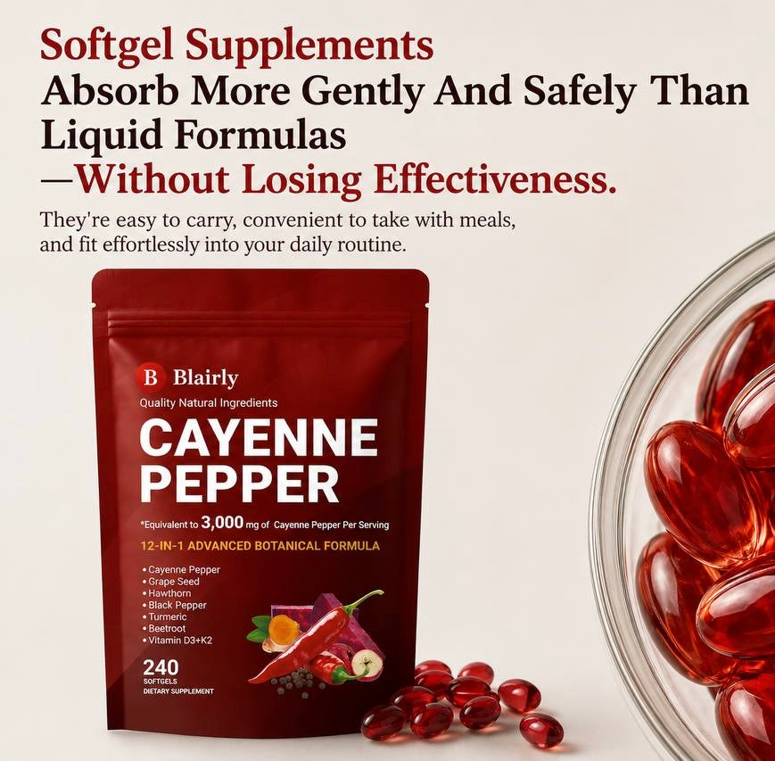 Cayenne Pepper Softgels Supplement